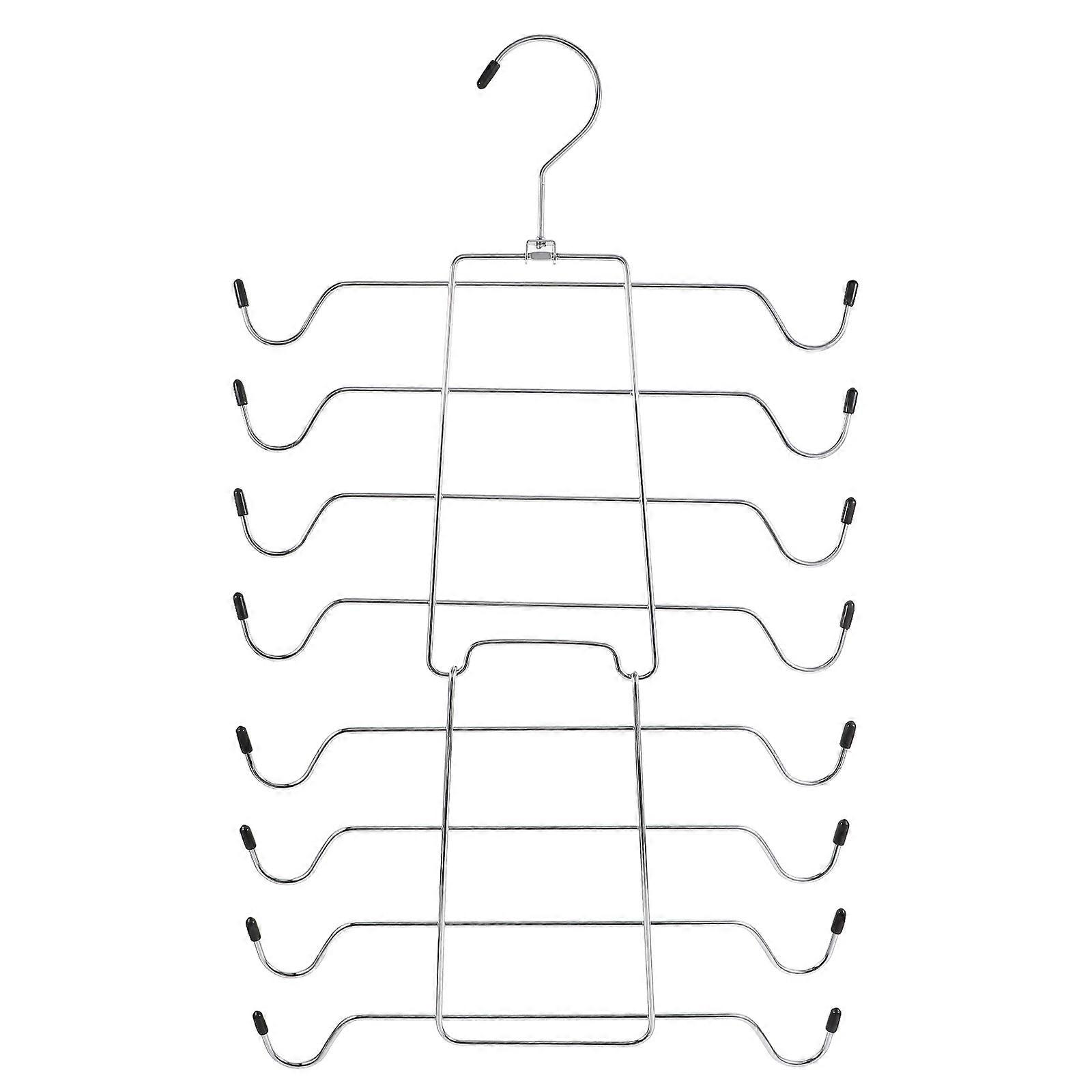 Space Saving Multi Layer Folding Underwear Hanger Organizer for Closet Storage – Compact & Multi Functional Clothes Holder for Tank Tops, Socks &