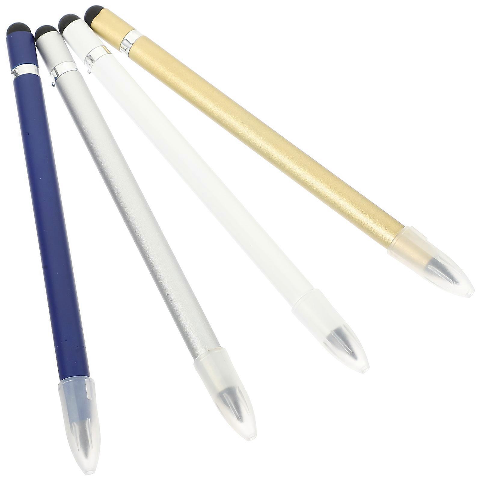 4pcs Inkless Pencils for Writing & Drawing – Metal Design, Comfortable Grip, Ideal for Students & Artists