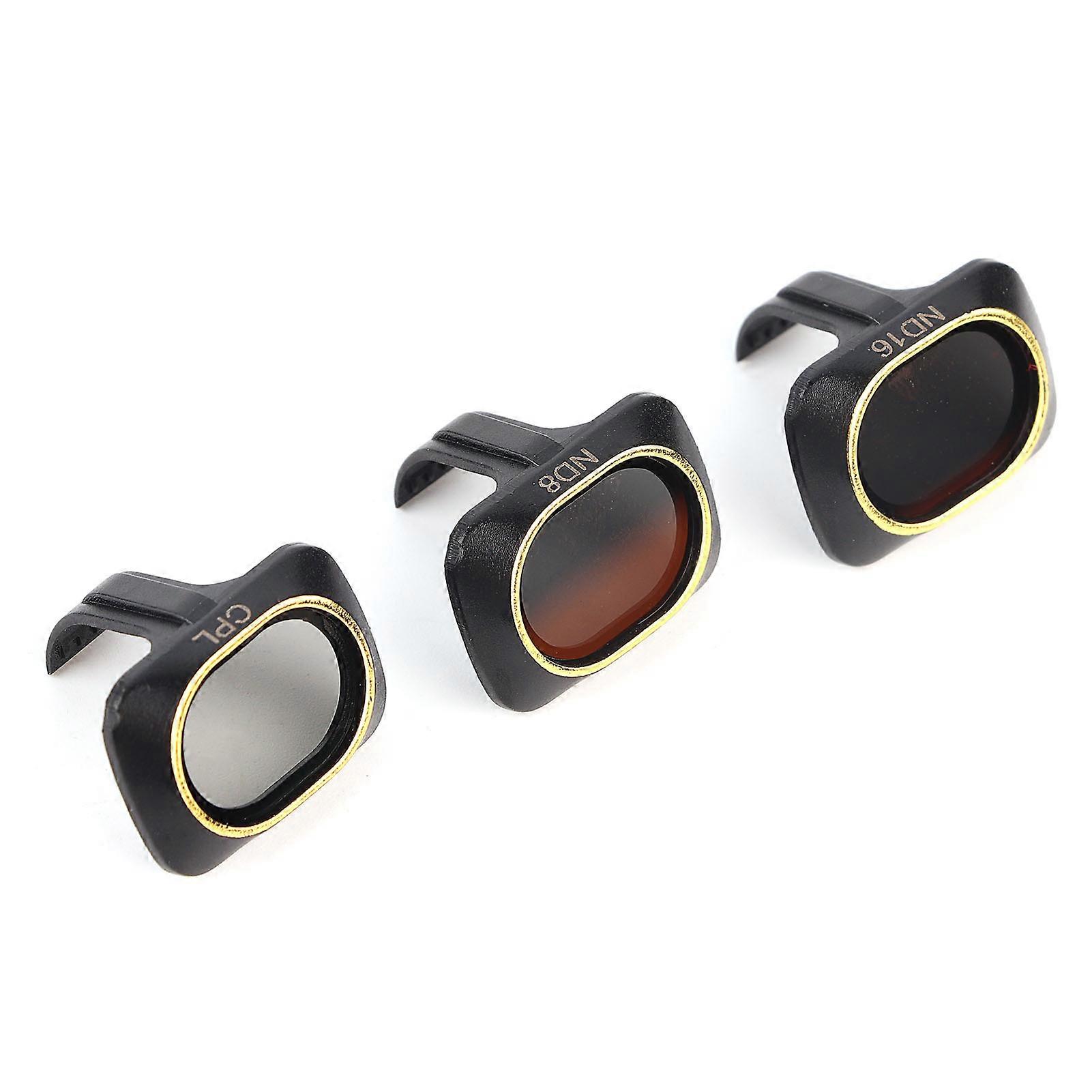 Optical Glass CPL/ND8/ND16 Lightweight Polarizing Neutral Density Lens Filter Kit Camera Accessory for Mavic Mini