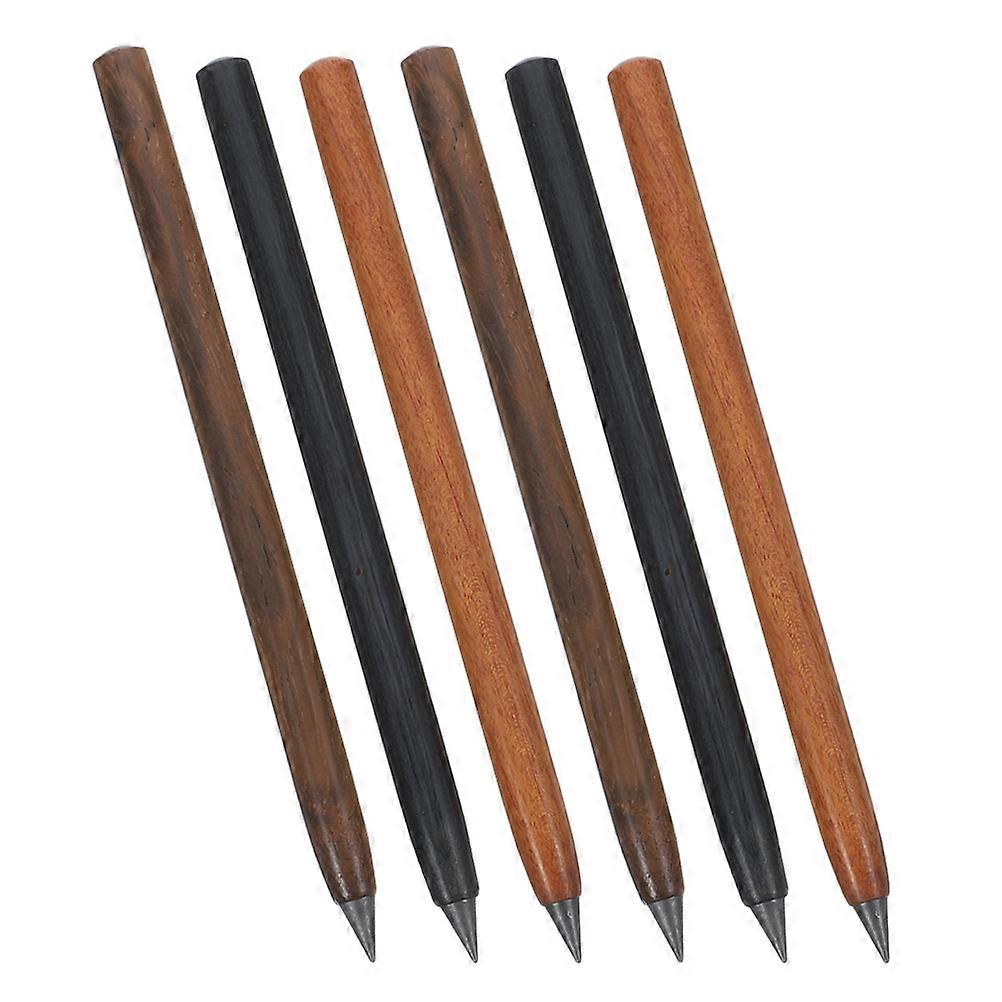 Art Pencils Everlasting Pencils Extension Design Purple Sandalwood Material Versatile Usage For Artists 6Pcs