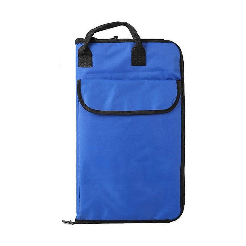 Drum Stick Gig Bag Fabric Drumsticks with Practical Strap Percussion Instruments Parts Accessories Blue Luxury Model