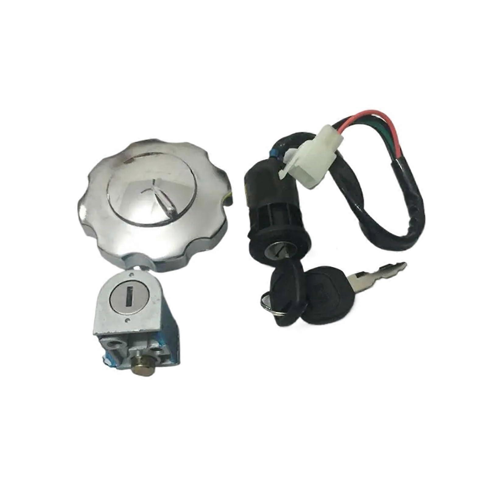 Motorrad Zündspule for CG125, ZJ125, CG 150cc, ZJ 150cc - Ignition Coil Kit with Key and Fuel Tank Cap