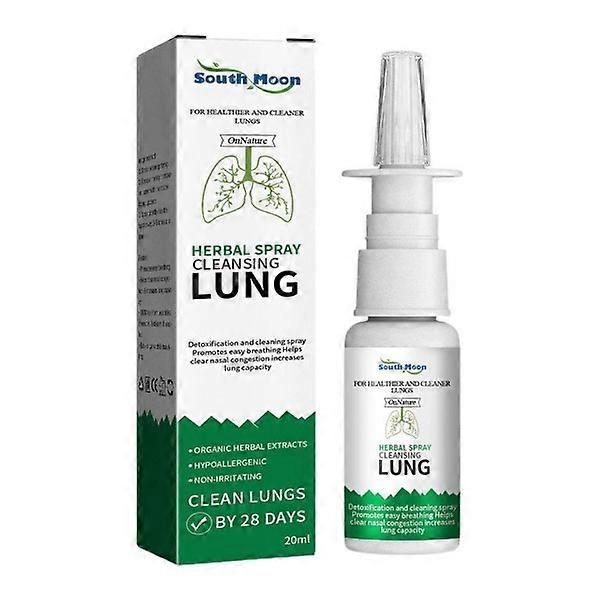 Lung Detox Herbal Cleanser Spray For Smokers Clear Nasal Congestion Anti Snoring Solution