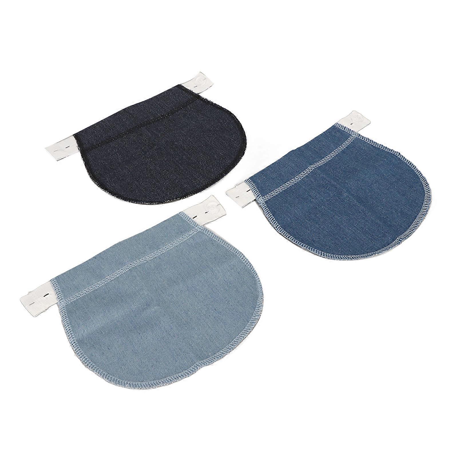3pcs Maternity Pants Extender Professional Portable Adjustable Soft Elastic Pregnancy Waistband Extender