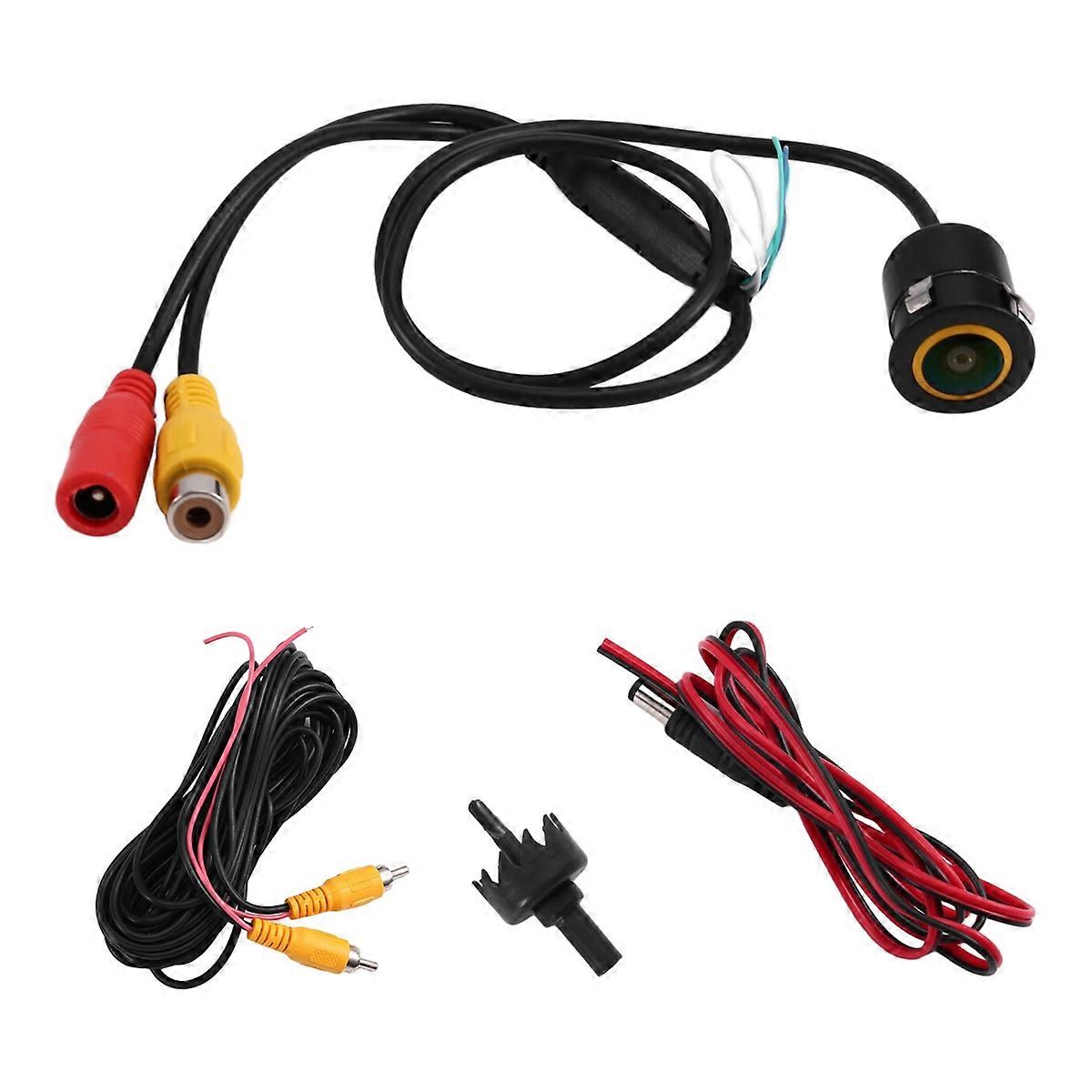 Universal 1080P HD Rear View Camera Fisheye Golden Lens