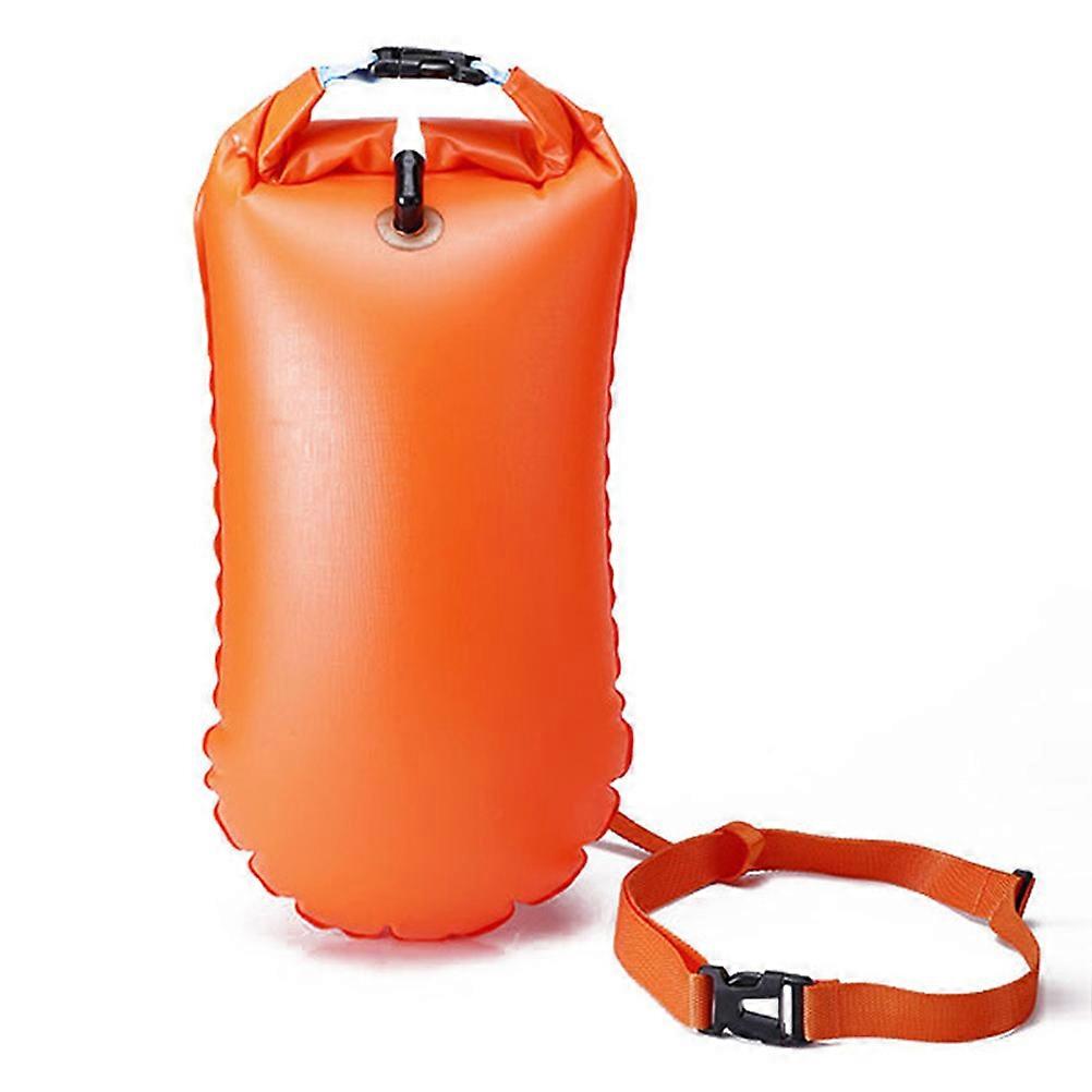 Ultralight Orange Swim Float Safety Buoy with Adjustable Waist Belt for Swimming, Snorkeling, and Water Sports – High Visibility Flotation Device for