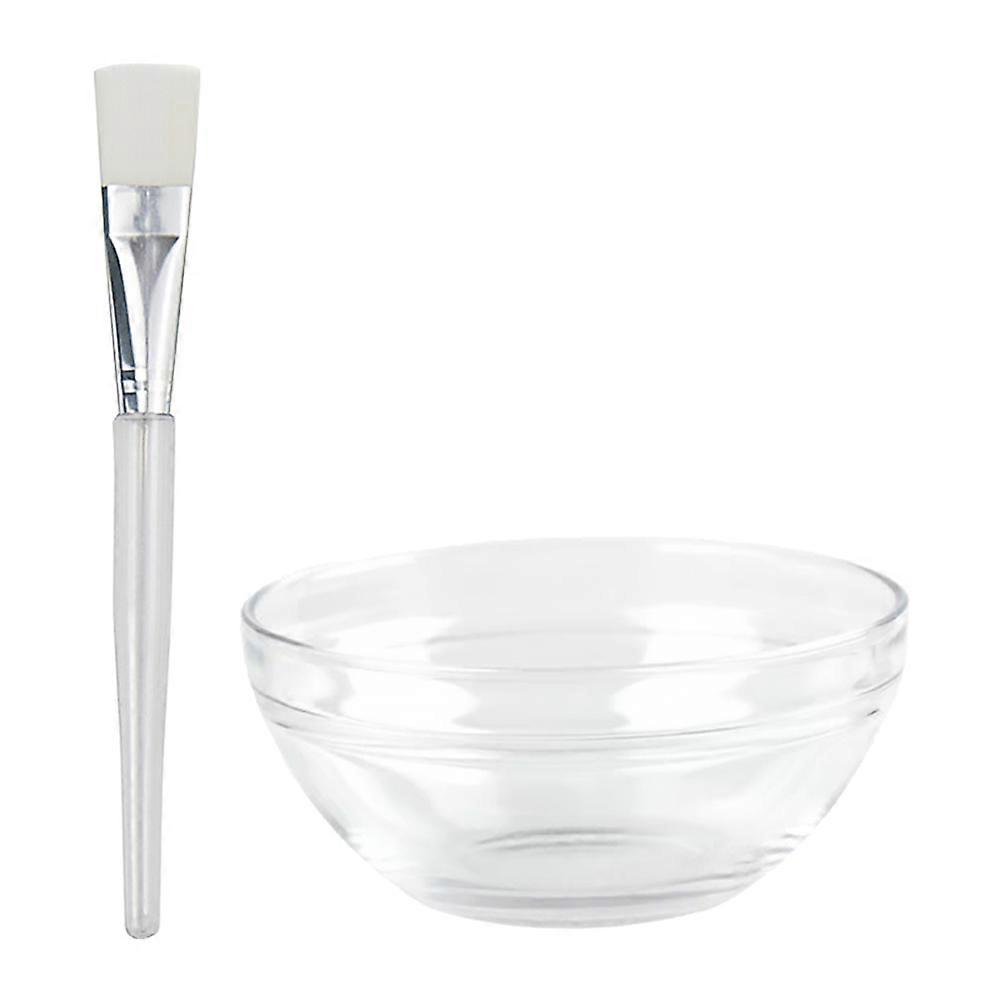 12pcs Transparent Facial Mask Tools with Bowl and Brush for Skin Care DIY at Home