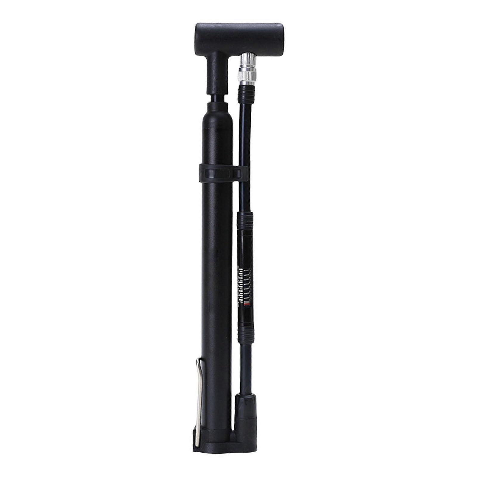 High-Pressure Bicycle Pump for Road and Mountain Bikes, Portable Efficient Air Pump, Model 1693 Black