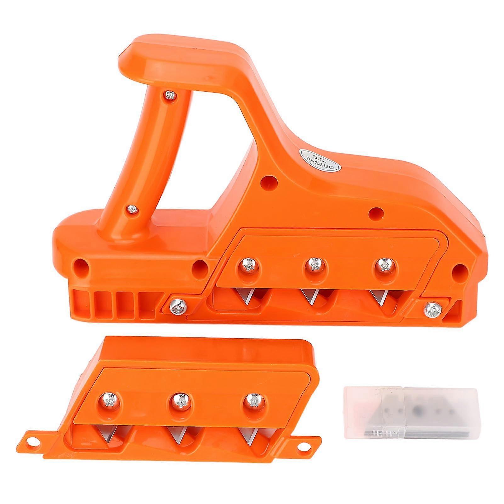 Gypsum Board Quick Cutter ABS Hand Plane Wear-Resistant Bevel Plane and Edge Cutter for Drywall and Softwood