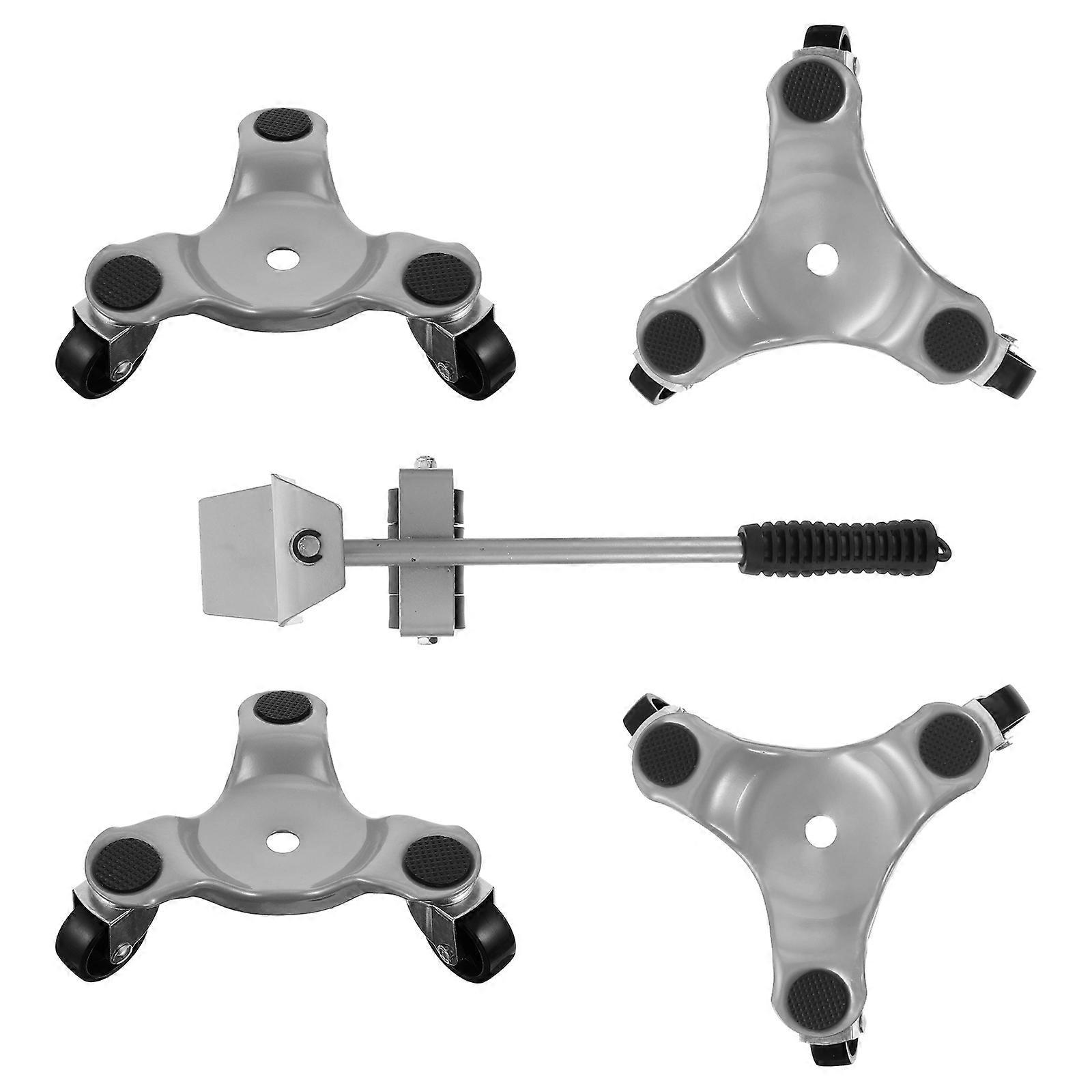 5pcs Heavy Duty Furniture Lifting Roller Kit for Home or Office – Durable Movers with Ergonomic Handles for Sofas and Large Items
