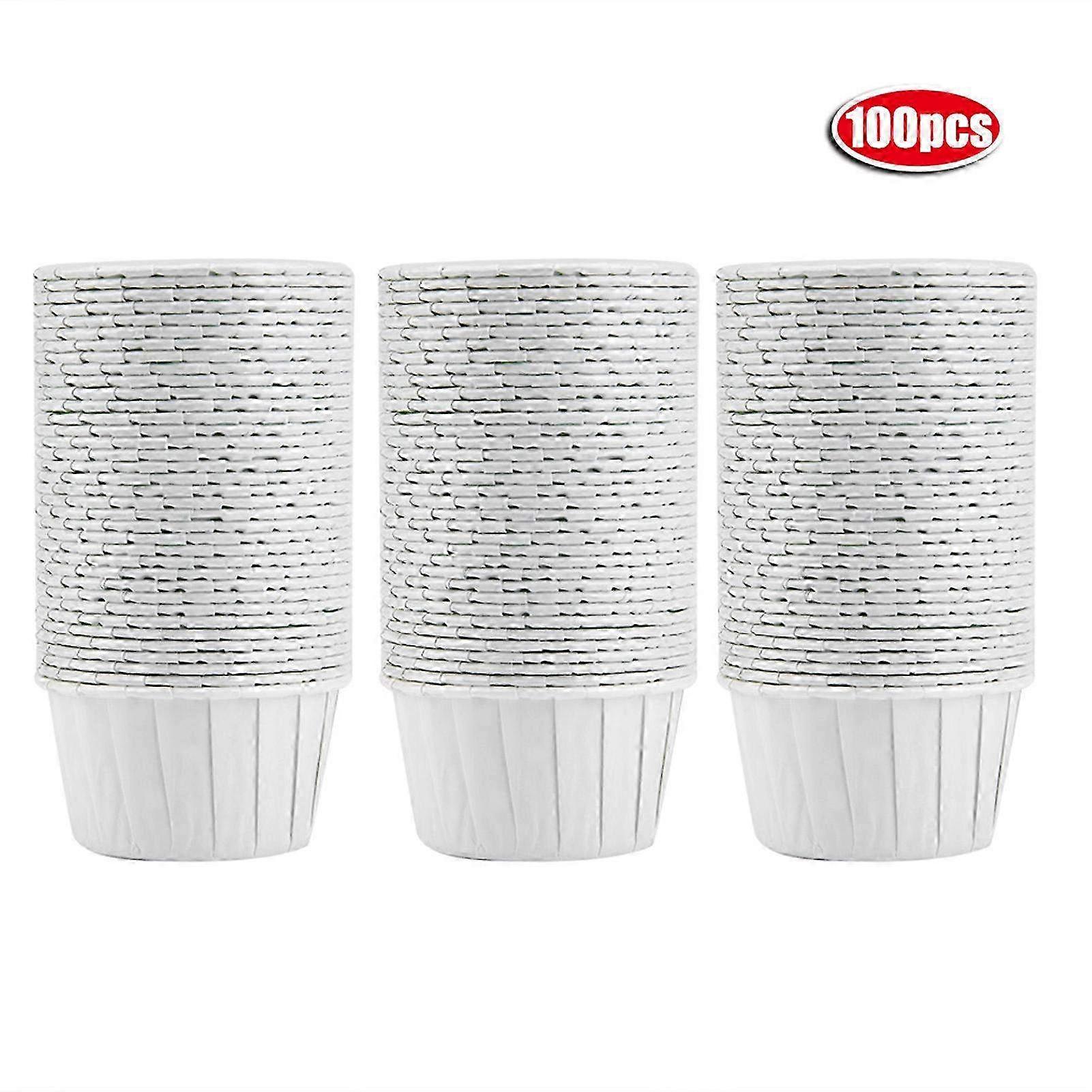 100pcs Mini Cupcake Liners - Disposable Baking Cups for Easy Muffin Preparation & Perfectly Baked Treats