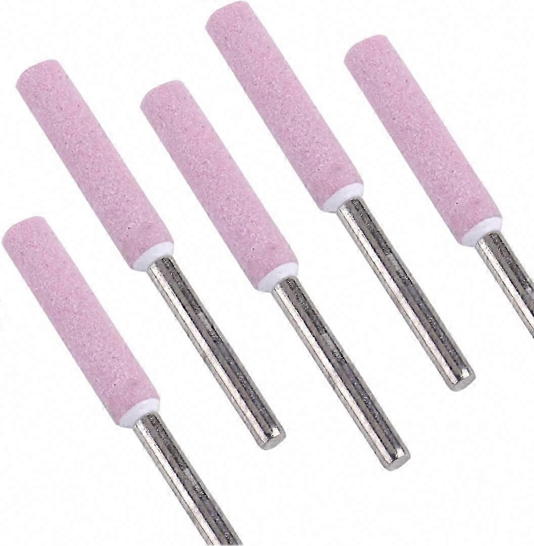 5pcs Chainsaw Sharpener Grinding Stone File 4.8mm 3/16 Chainsaw Sharpener