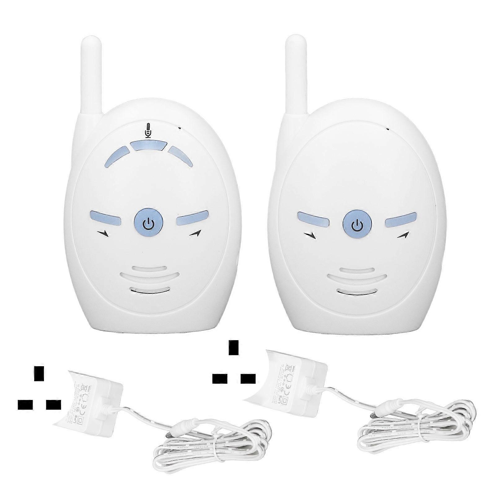 Baby Sound Monitor Portable Two Way o Interaction Infant Sound Monitor 100‑240V UK Plug