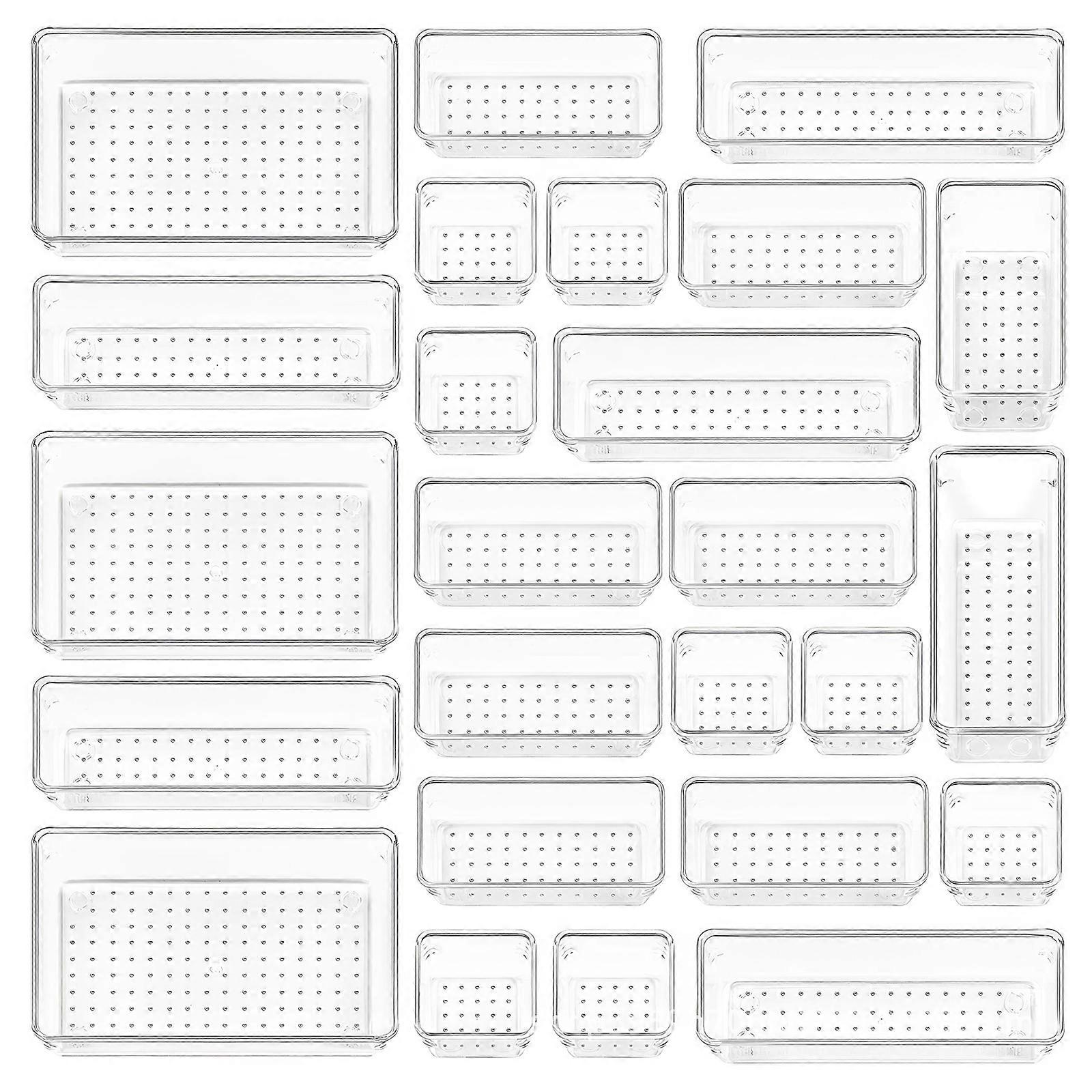 Clear PS Drawer Divider Set (25-Piece)