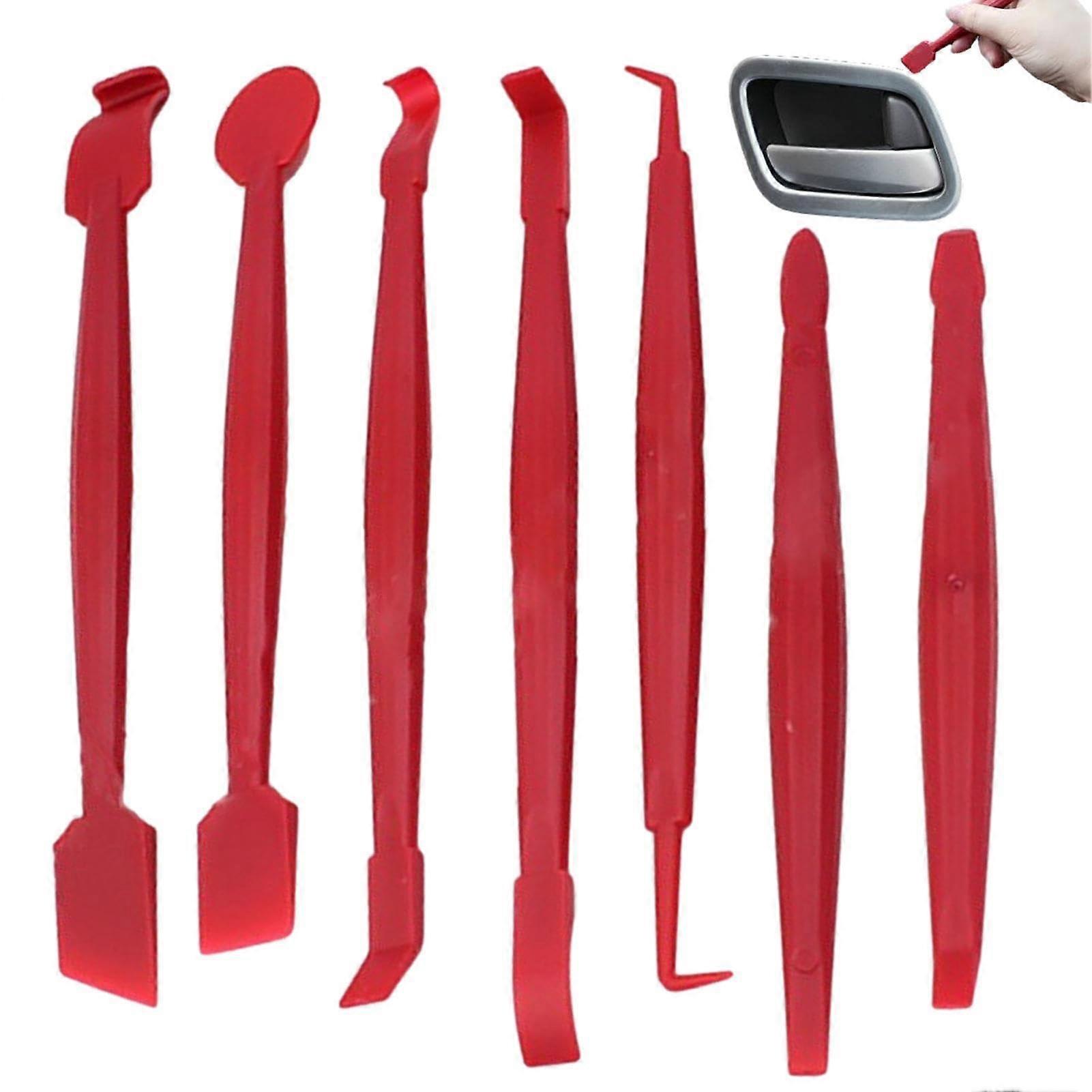 Car Vinyl Film Tool Set  7 Pieces Flexible Squeegee Curve Tint Tool  Flexible Squeegee Curve Tint Tool, Window Tint Film Car Wrapping Tools