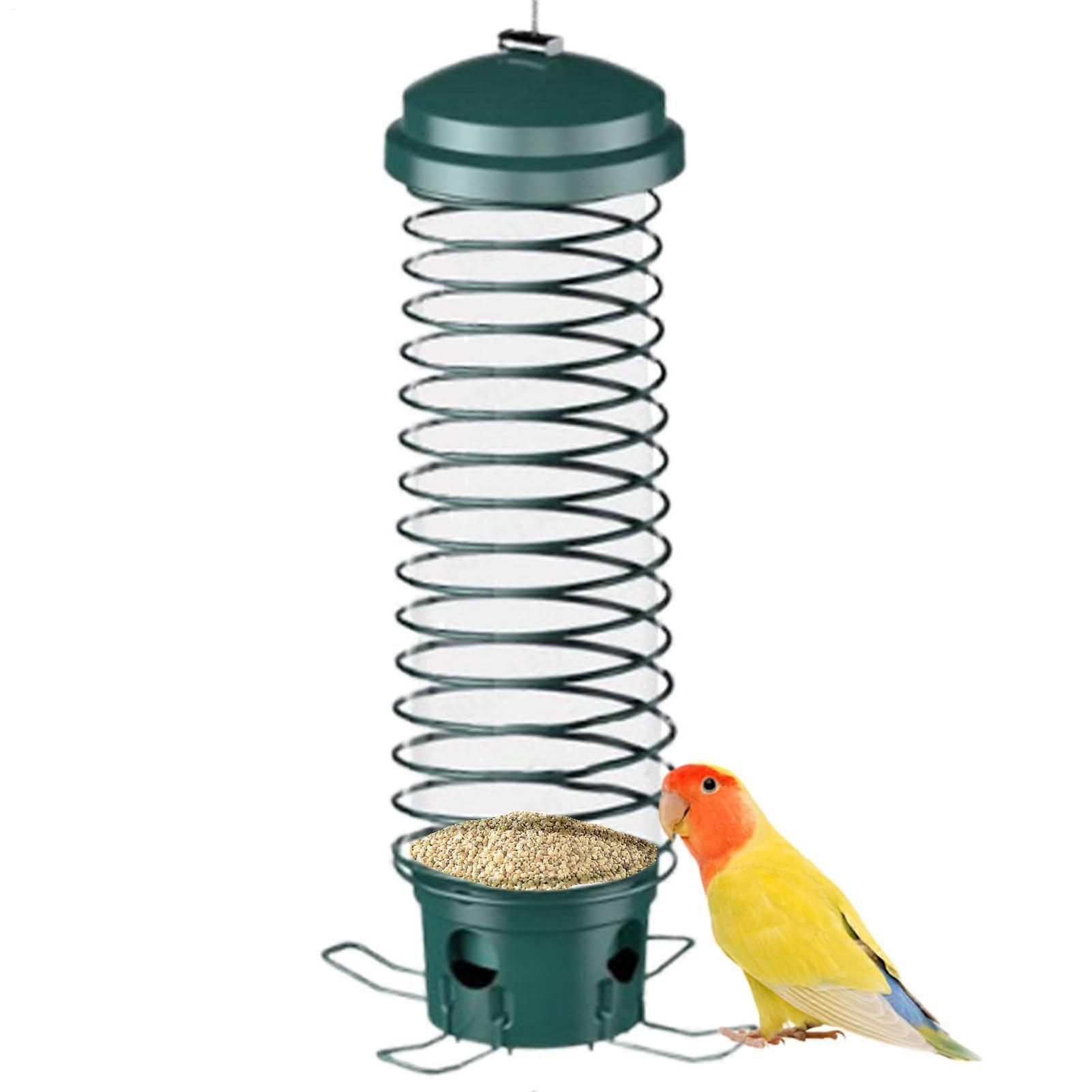 Outdoor Birdhouse - Weatherproof Hanging Bird Feeder for Bluebirds and Chickadees, Large Capacity, Stylish Design