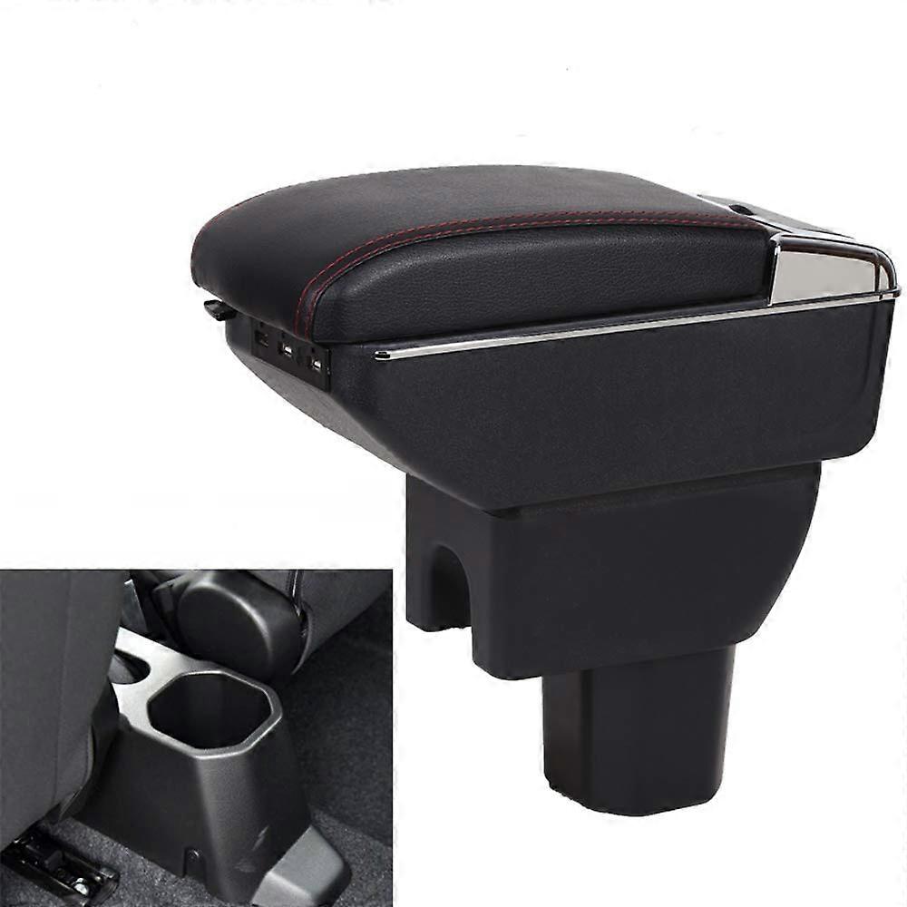 Armrest Storage Box with USB Ports Compatible with Suzuki Ignis 2017 2018 2019     Armrests with Cup Holder