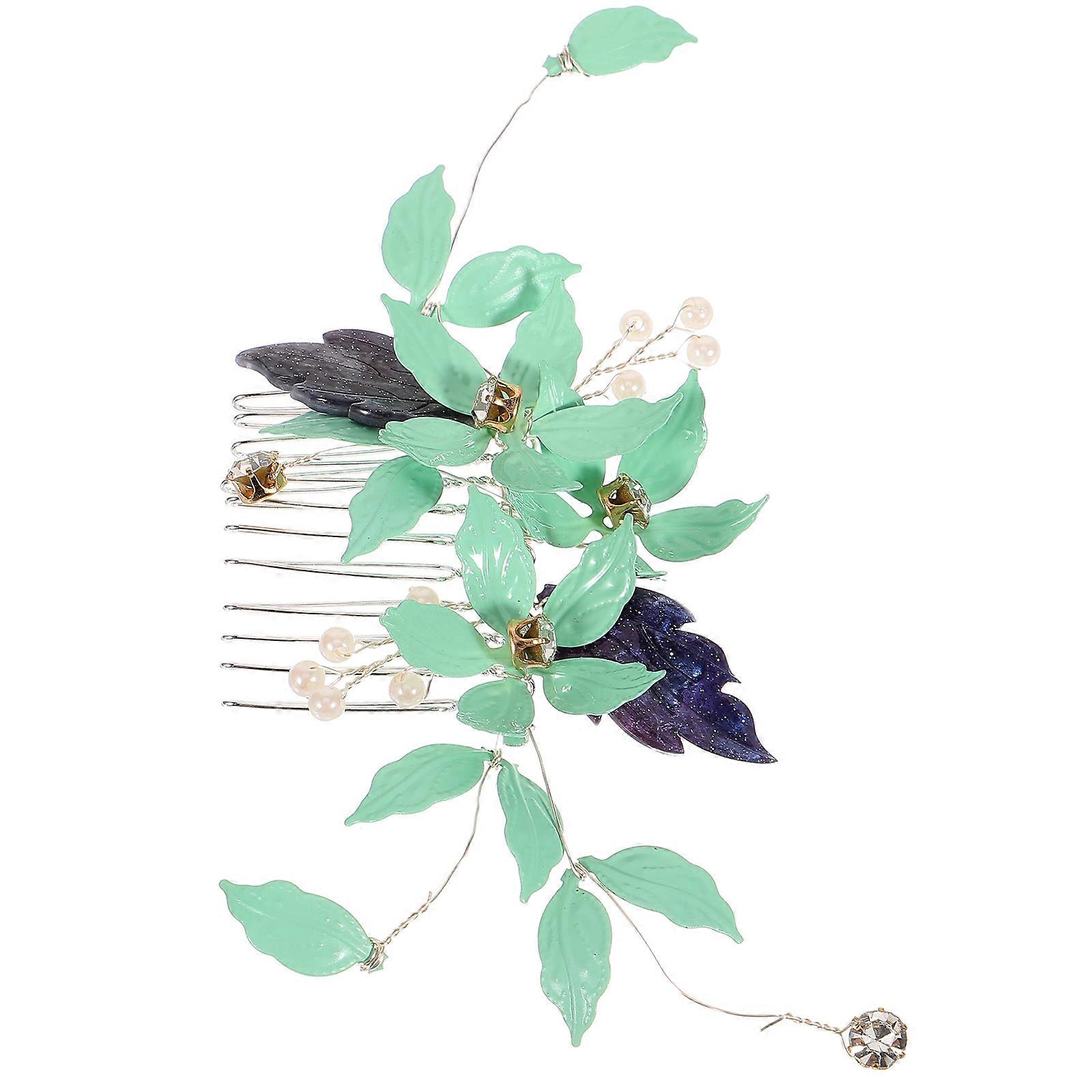 Pearl Hair Accessories, Elegant Leaf Design for Special Events, Durable Craftsmanship