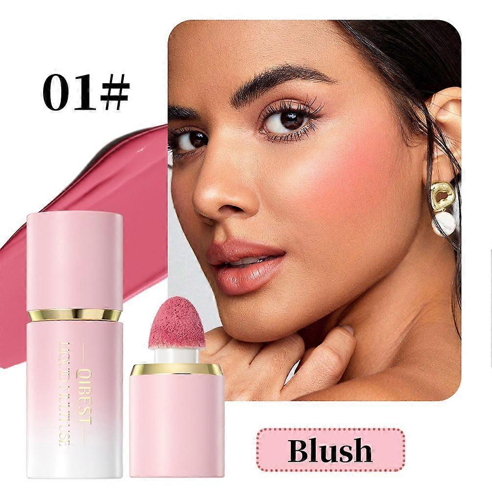 Liquid Blush - High Pigment Liquid Blush for Cheeks, Lightweight & Long Lasting, Buildable Color for a Natural Glow,Easy to Blend Blush for Any Skin