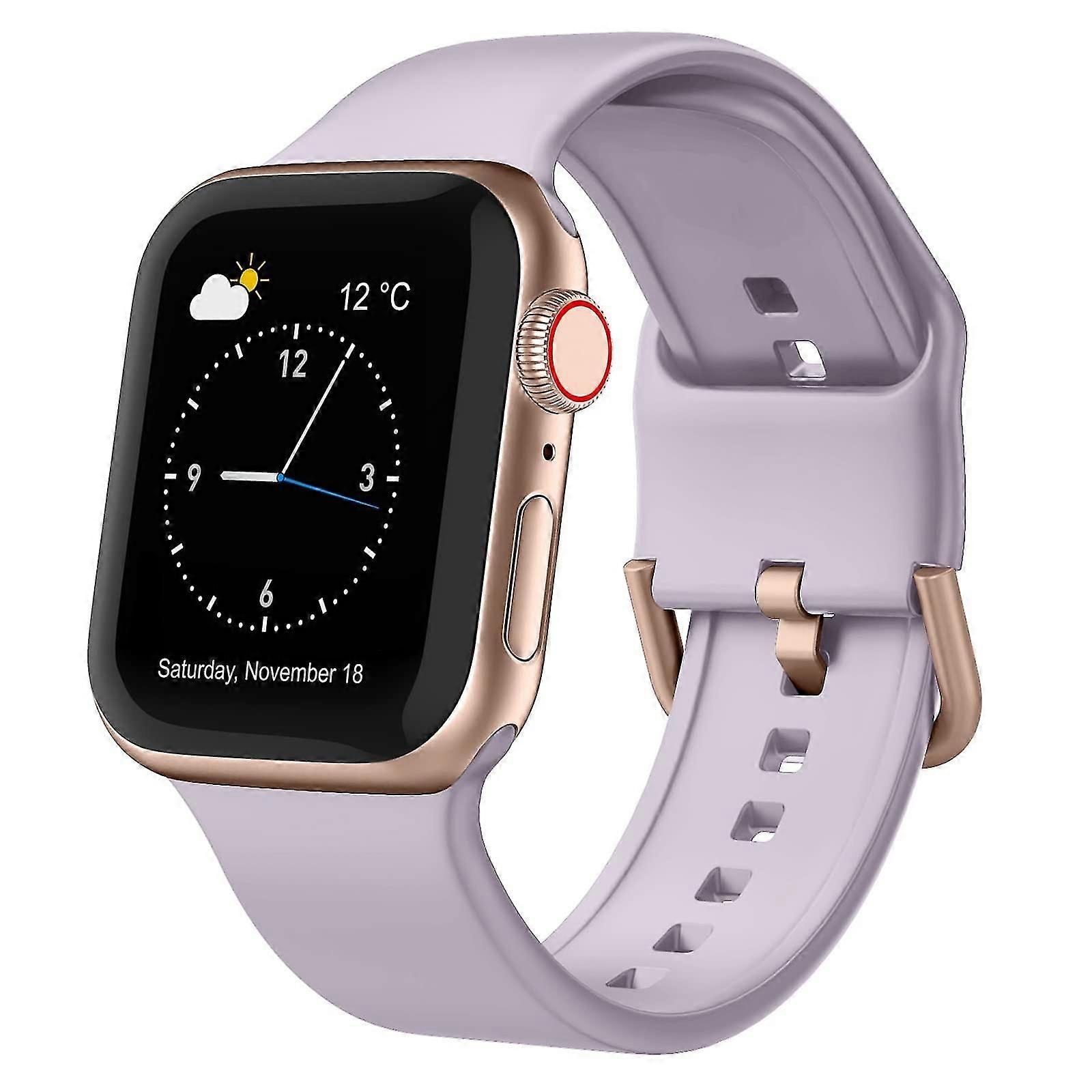 Apple Watch 5 44mm دبوس مشبك سيليكون ووتش الفرقة