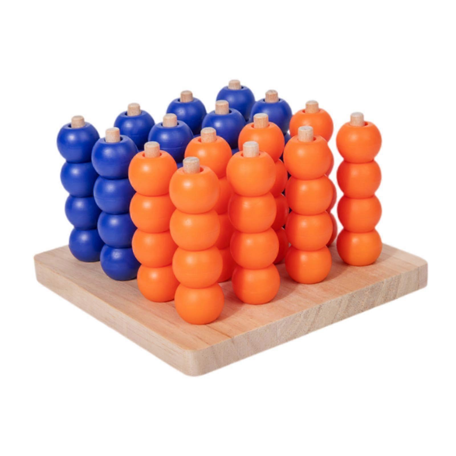 Wooden board game, logical training toy, portable for the desk, traditional, brain teaser toy, game for...