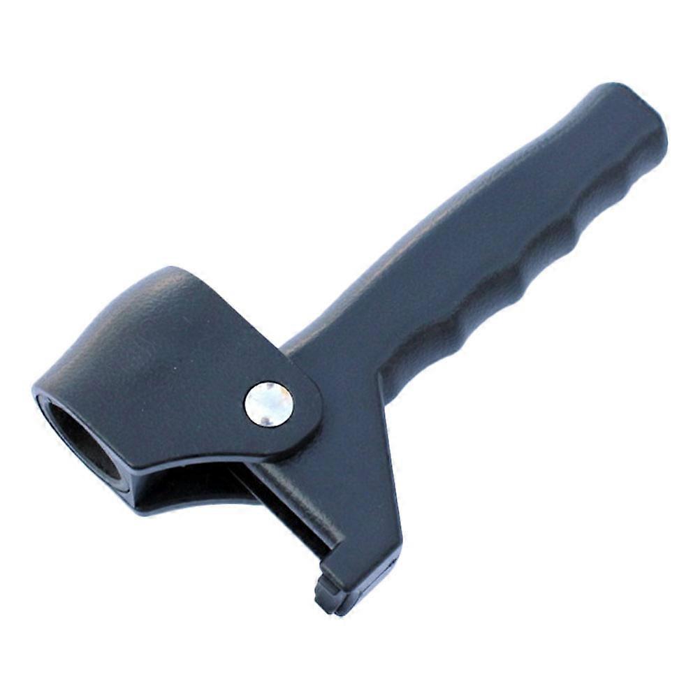 Cane Handle Grip Black Accessory For Walking Stick Elders Daily Use Easily Removable 1Pc