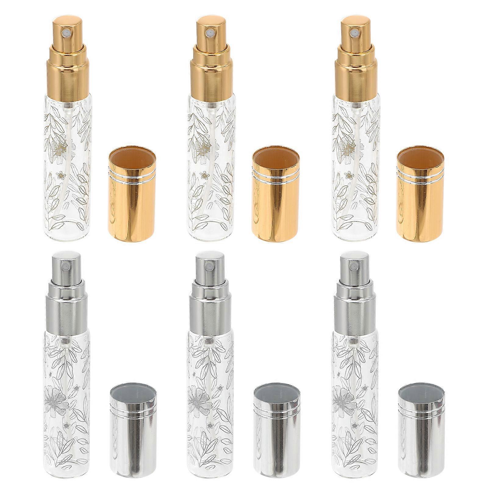 Portable Perfume Dispenser 6Pcs Perfect For Travel Business Trip Easy To Clean Assorted Color Not Leak
