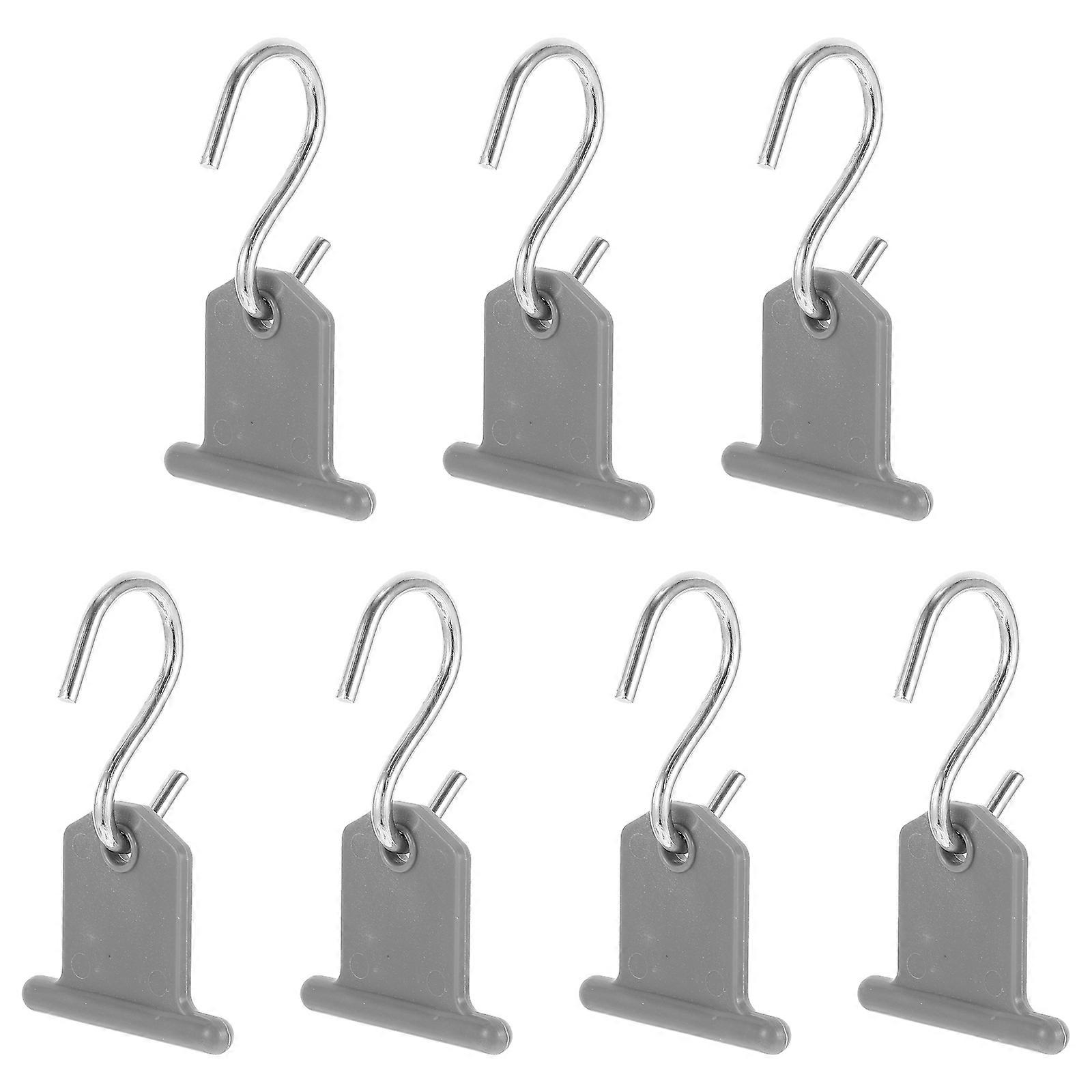 Camper Awning Hook 7Pcs Lightweight Grey Portable Accessories Perfect For Campers In Outdoor Activities