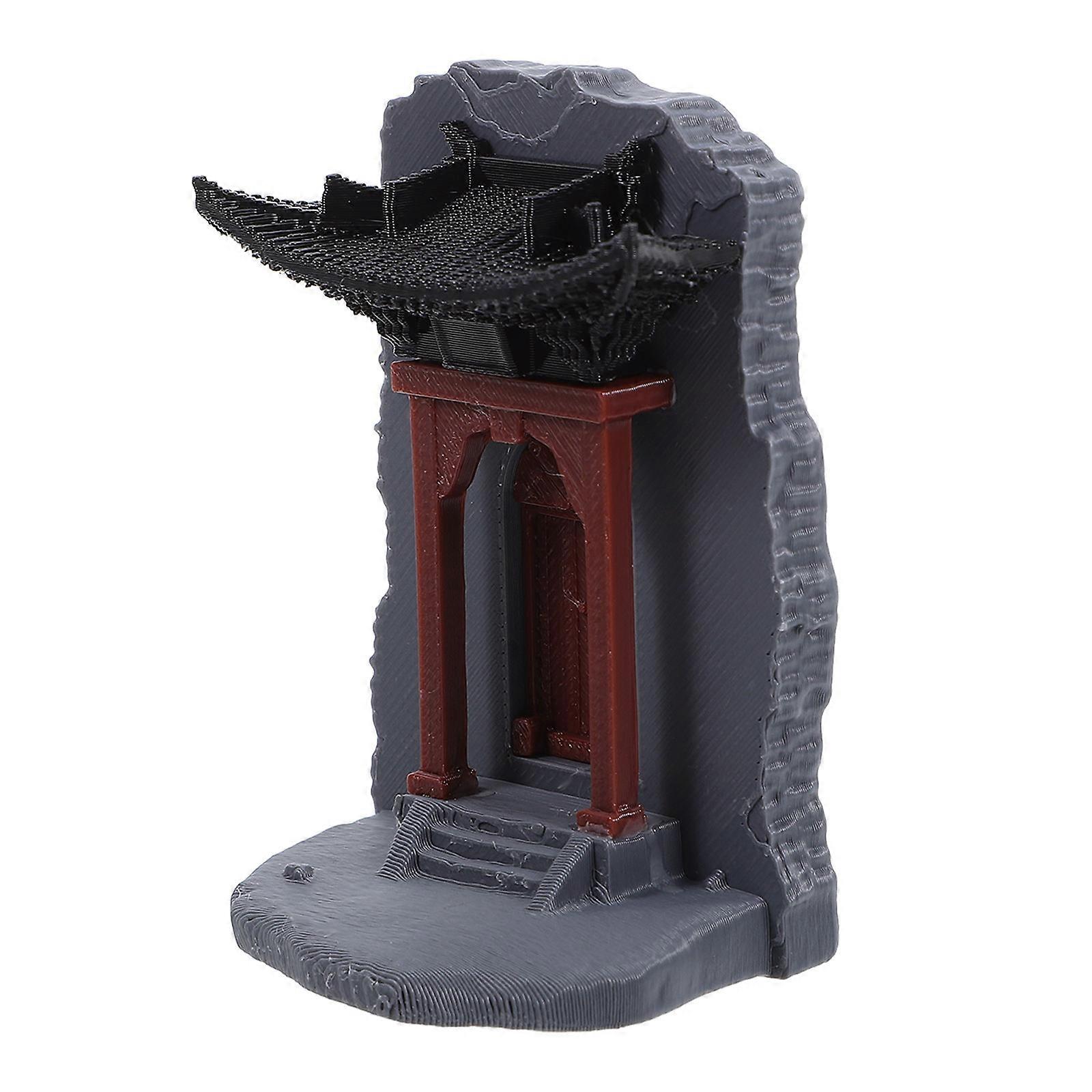 Chinese Gate Model for Decor Multi Resin Traditional Architecture Figurine
