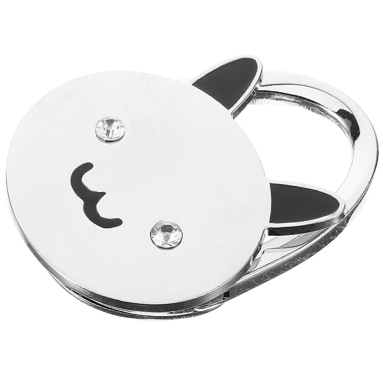 Portable Bag Hanger For Office Use Foldable Purse Hook Zinc Alloy Material Convenient 1Pack