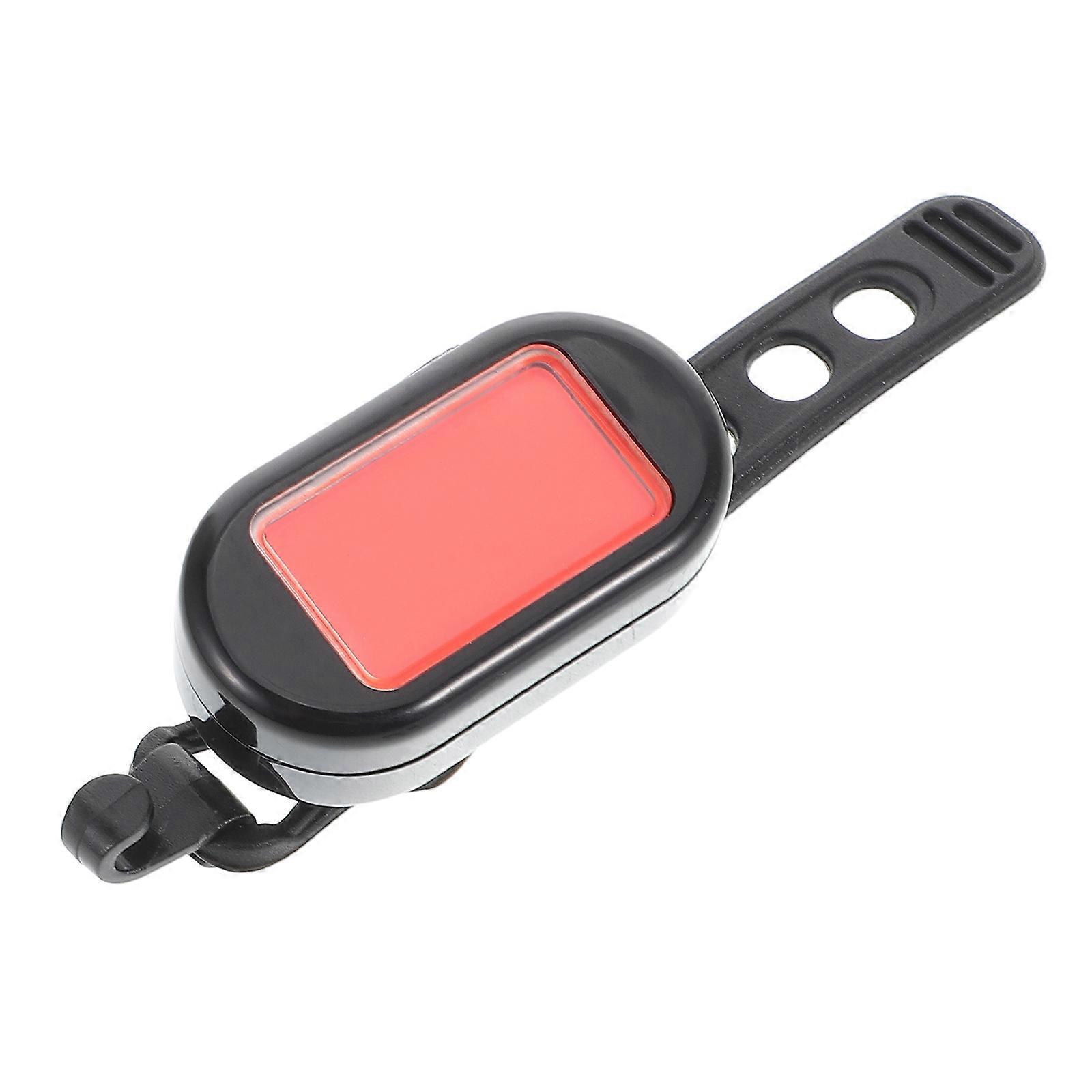 Bright LED Cycle Tail Light for Night Riding with USB Rechargeable ABS Black Light for Outdoor Use
