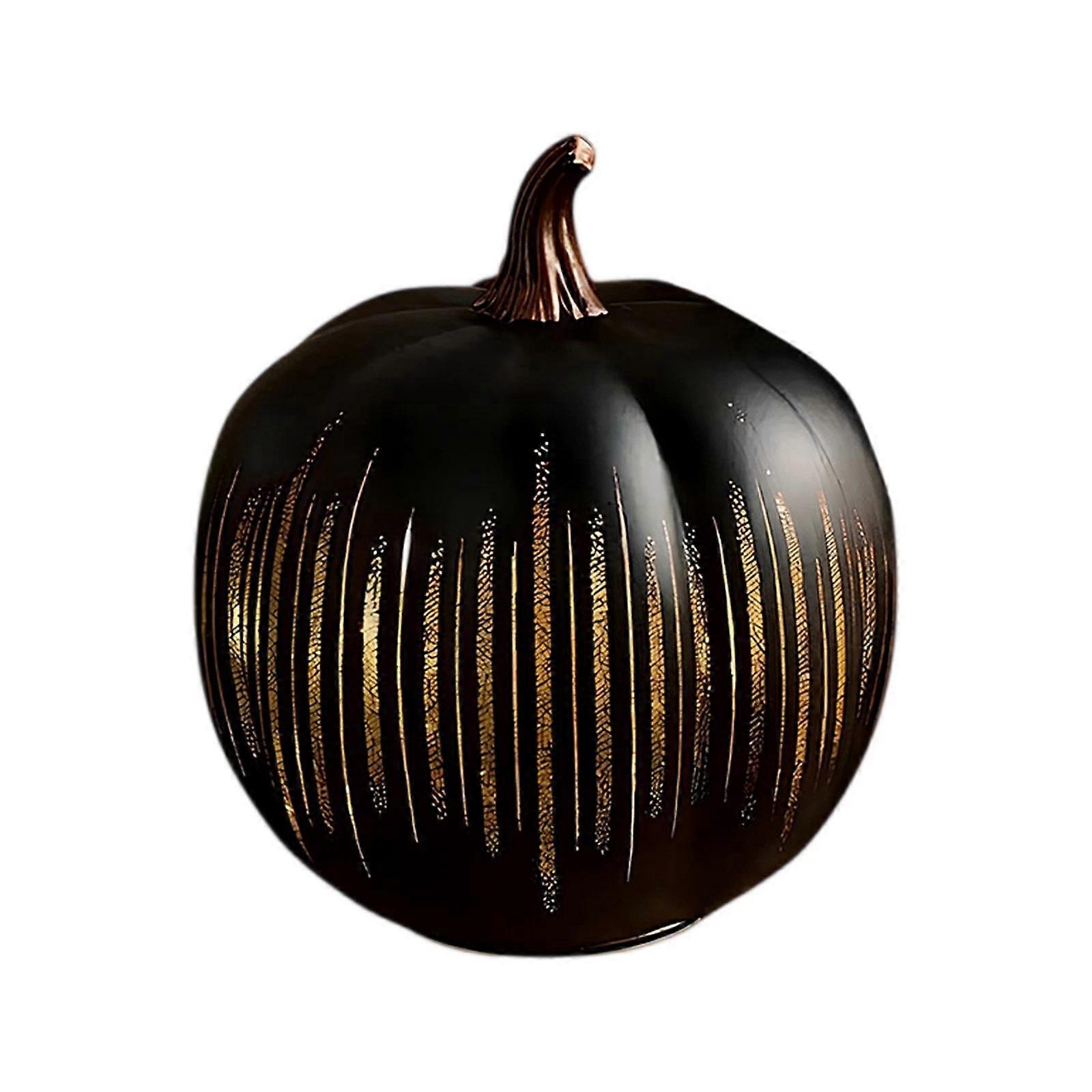 Twinkle LED Light Pumpkins, Timer Lighted Sparkling Starry Night Glass Pumpkins