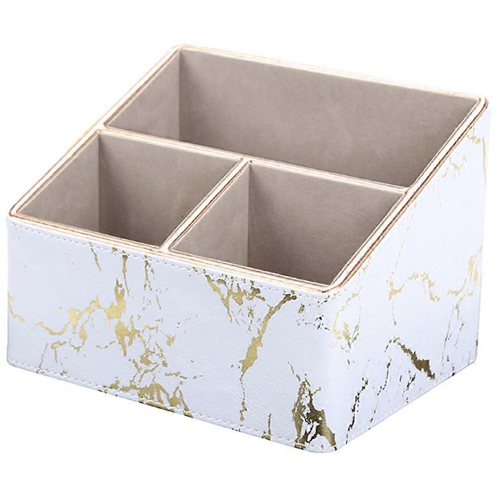 Luxury Design Remote Holder For Desktop Accessories With Multi-Grid Storage In Multi Color Made Of Wood And 1Pack