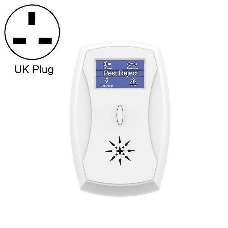 Low Power Ultrasonic Insect Repeller, Specification: UK Plug