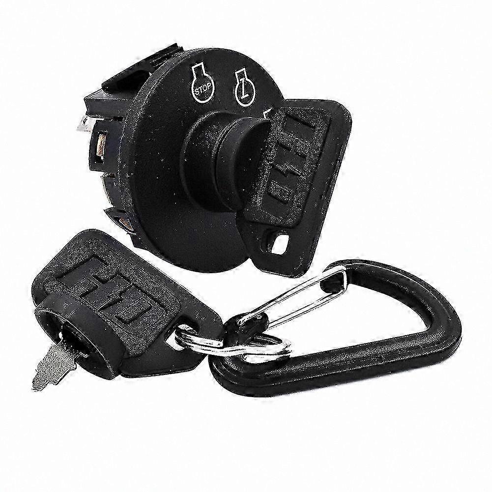 5-Terminal Ignition Switch with Keys for Lawn Mower Parts Replacement