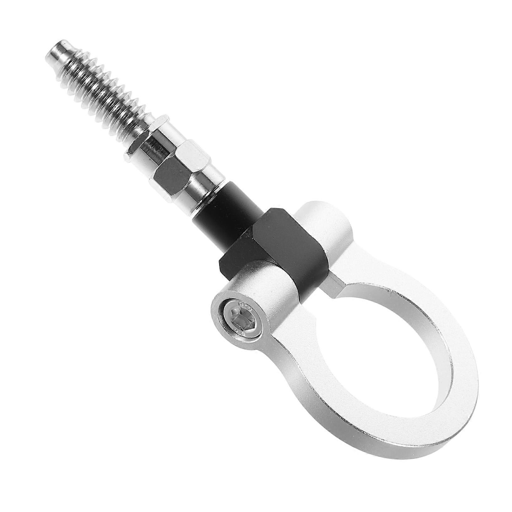performance tow hook set for vehicles, aluminum bumper tow hooks front/rear, universal trailer tow hitch, suitable for European cars.