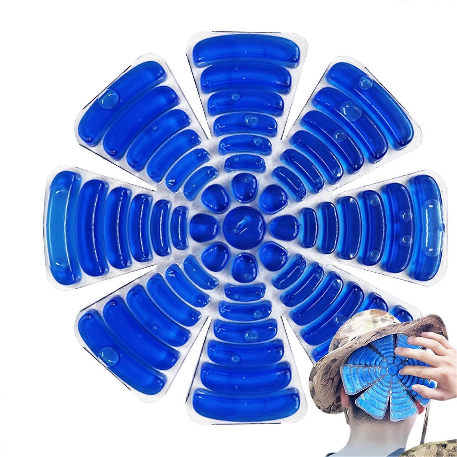 Cooling hat inserts  Head coolers, riding helmet cooling inserts for sports and equestrian use to provide cooling.