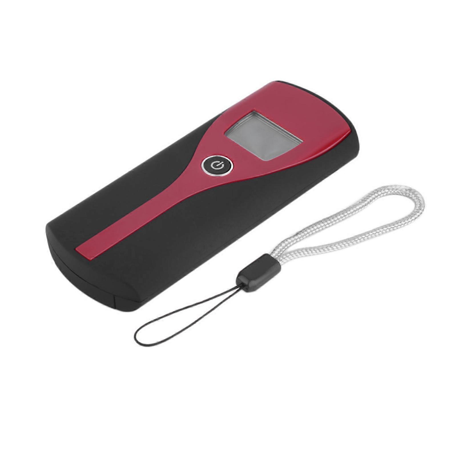 LCD Display Digital Breath Alcohol Tester Breathalyzer Non-contacting Blowing Alcohol Analyzer Meter Portable Alcohol Detector for Policeman Home Use