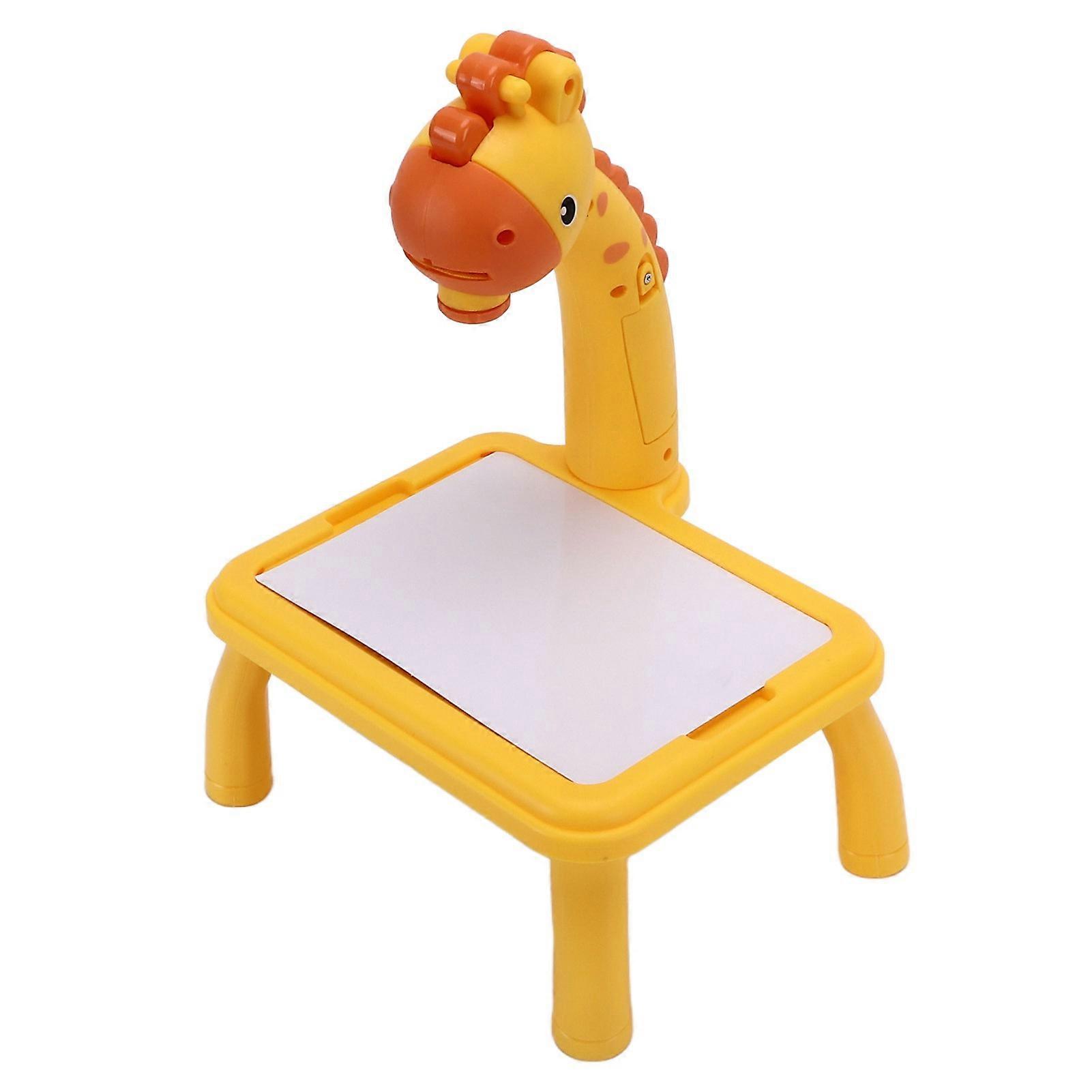 Drawing Projector Table for Kids, Yellow, Educational Art Board, 3+ Years