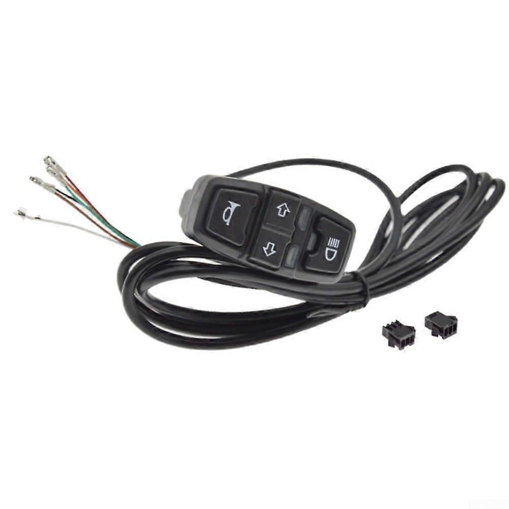 All in One Handlebar Control for Electric Bikes For horn, Headlight  Turn Signal Switch