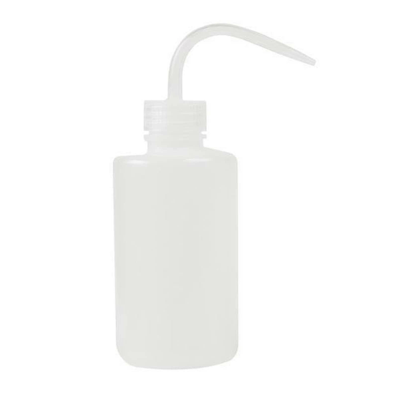 250ML Tattoo Curved Spout Plastic Squeeze Bottle For Eyelids Eyelashes And Eyebrows Portable White Flexible And Elastic
