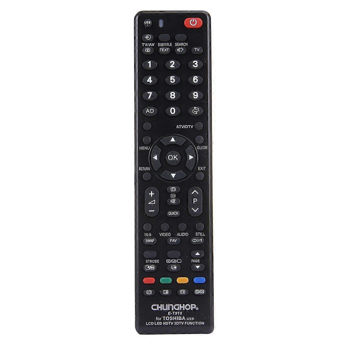 E-T919 Universal Remote Controller for TOSHIBA TV