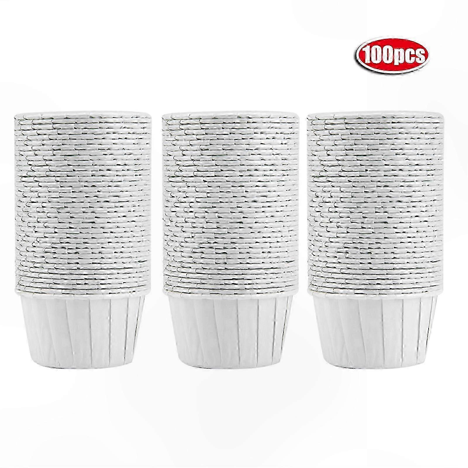 100 Count Baking Cupcake Liners, Mini Paper Muffin Cups for Desserts