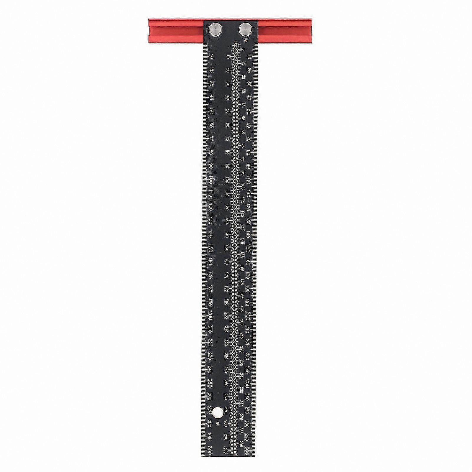 Precision 300mm T-Square for Woodworking: Accurate Layout and Measurement Tool for Carpentry Tasks