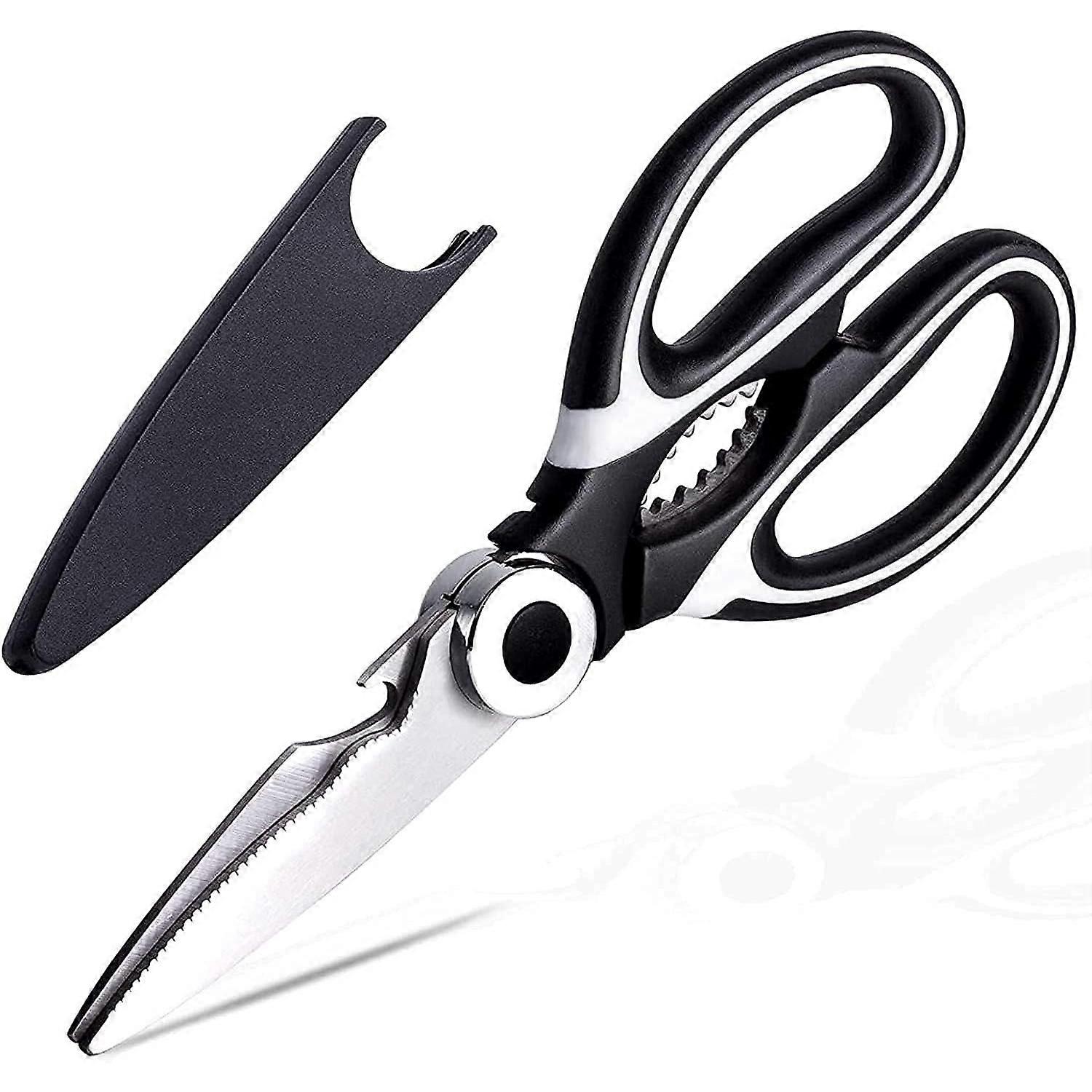 Kitchen scissors, cooking shears, poultry shears, household meat shears.