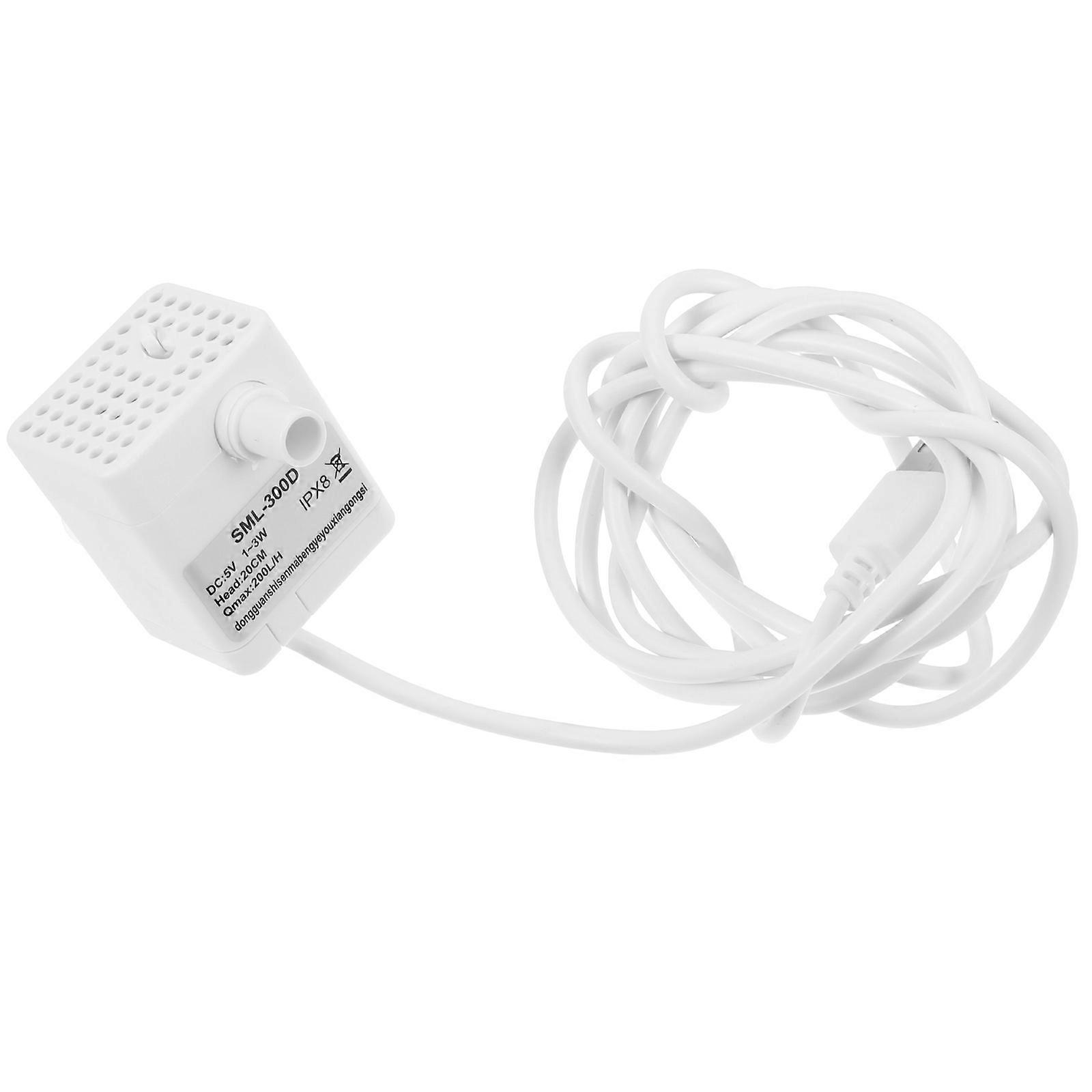 Silent Submersible Water Pump for Aquariums, Hydroponics, and Tabletop Fountains – Durable Mini USB Powered Pump for Water Gardens