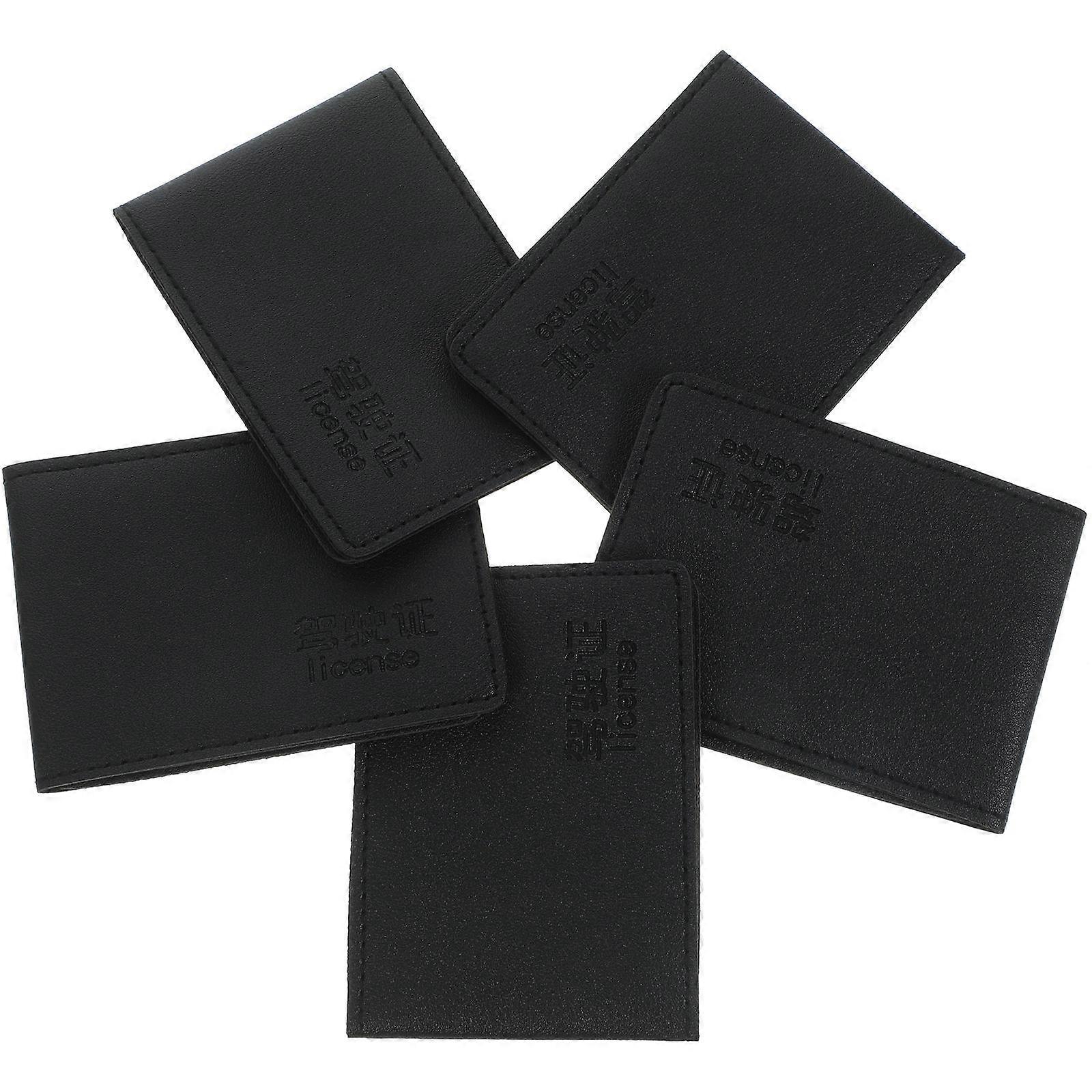 PU Driving License Holder – 5PCS Multi Card Sleeve for IDs, Vehicle Certificates, – Lightweight & Stylish Card Organizer for Daily Use