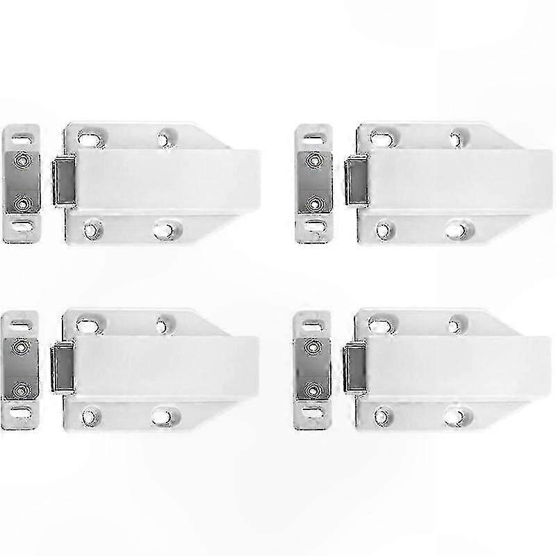 Magnetic Door Latch 4 Pack Cabinet Drawer Soft Close Damping System Trim Hardware Accessory