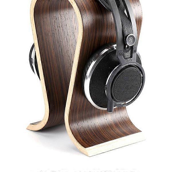 Solid wood earphone display stand, 2 pieces, smooth texture and scratch-resistant