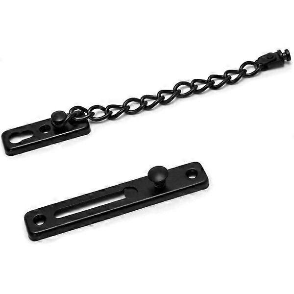 Two stainless steel door chains, sturdy and rustproof